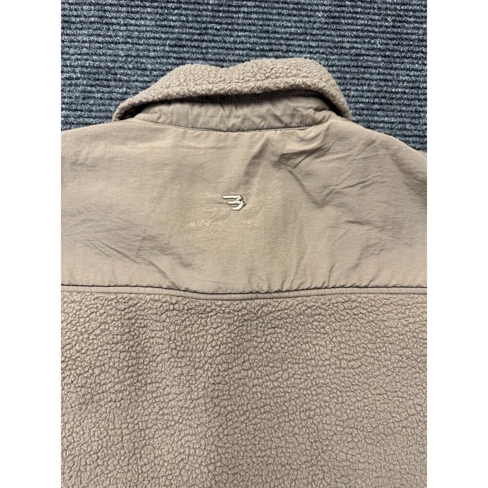 NEW Burlebo Montana Jacket Mens 2XL Brown Sherpa Fleece Snap Buttons - Picture 13 of 13